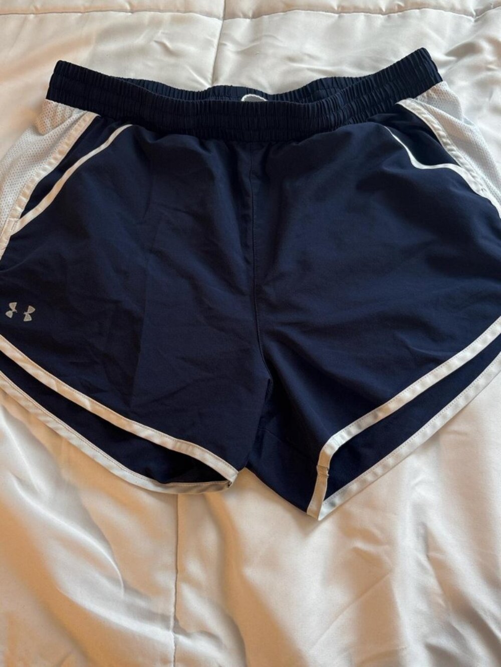 Under Armour navy blue shorts #athletic #running...